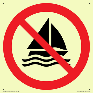 Prohibition: No sailing
